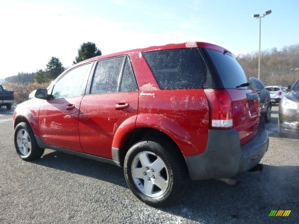 2004 VUE V6 AWD - Chili Pepper Red / Gray photo #5