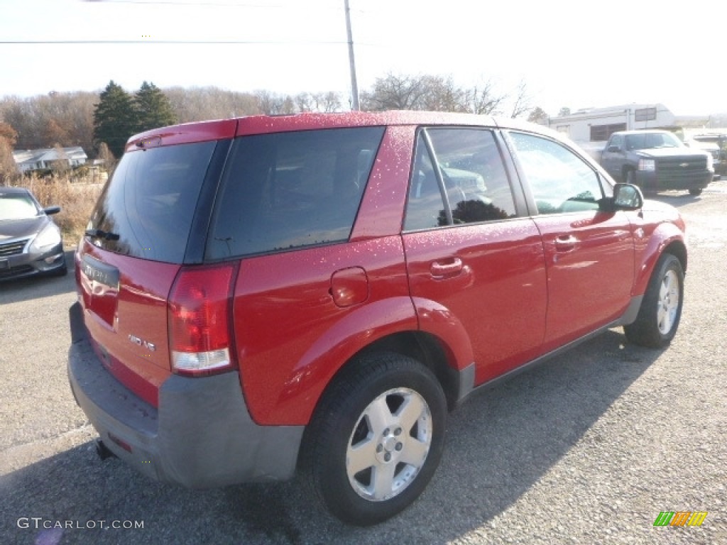 2004 VUE V6 AWD - Chili Pepper Red / Gray photo #7