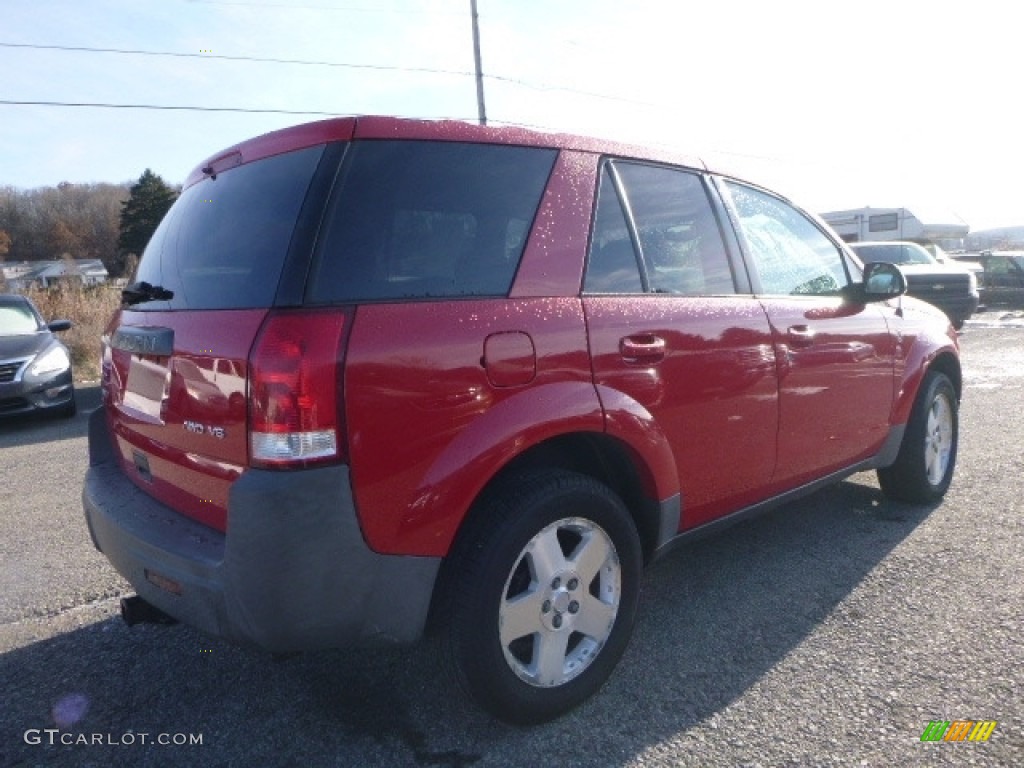 2004 VUE V6 AWD - Chili Pepper Red / Gray photo #8