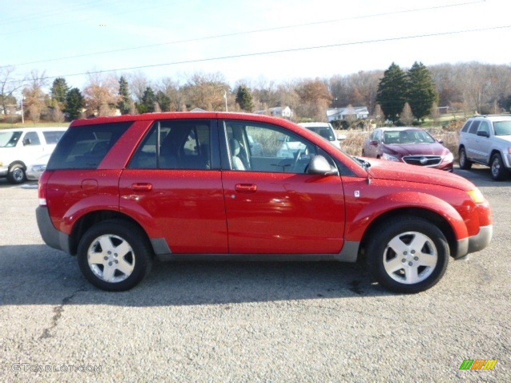 2004 VUE V6 AWD - Chili Pepper Red / Gray photo #9