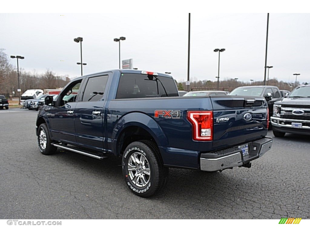 2017 F150 XLT SuperCrew 4x4 - Blue Jeans / Earth Gray photo #20