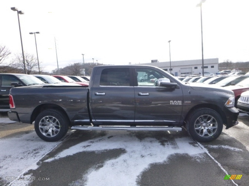 2017 1500 Limited Crew Cab 4x4 - Granite Crystal Metallic / Black photo #9