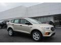 2017 White Gold Ford Escape S  photo #1