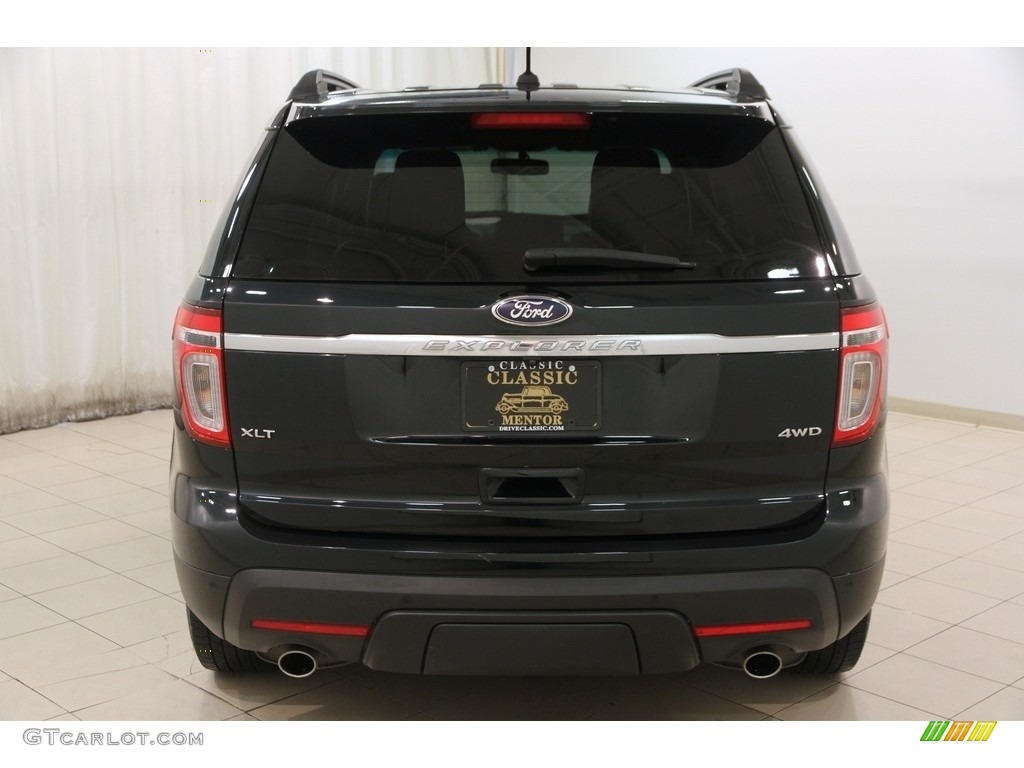 2014 Explorer XLT 4WD - Dark Side / Charcoal Black photo #16