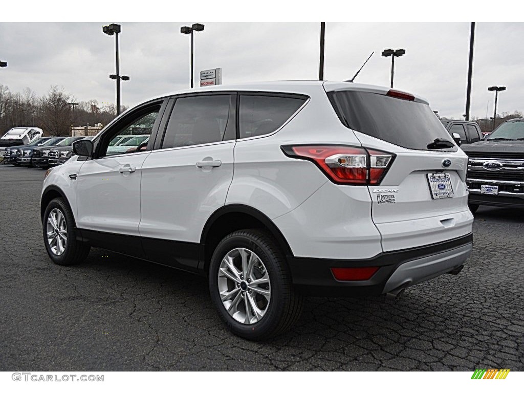 2017 Escape SE 4WD - Oxford White / Charcoal Black photo #18