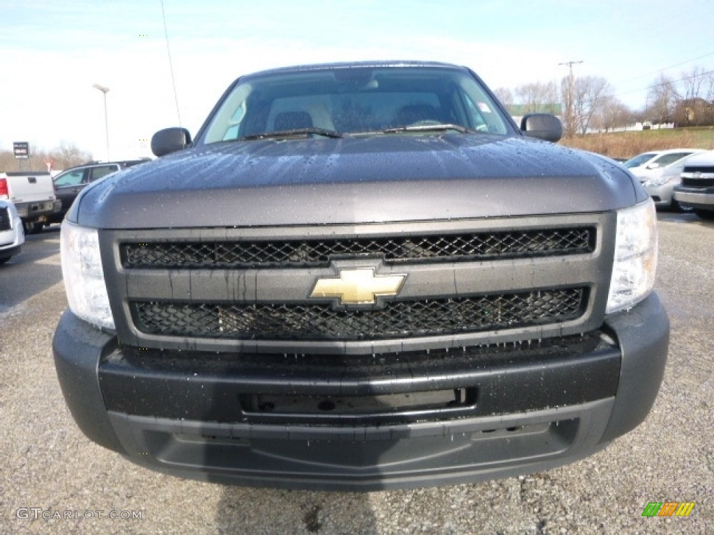 2011 Silverado 1500 Regular Cab - Taupe Gray Metallic / Dark Titanium photo #12