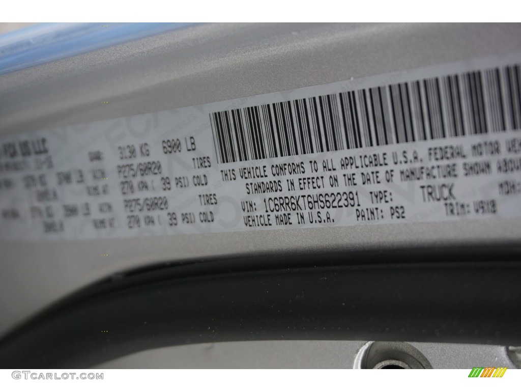 2017 1500 Express Crew Cab - Bright Silver Metallic / Black/Diesel Gray photo #10