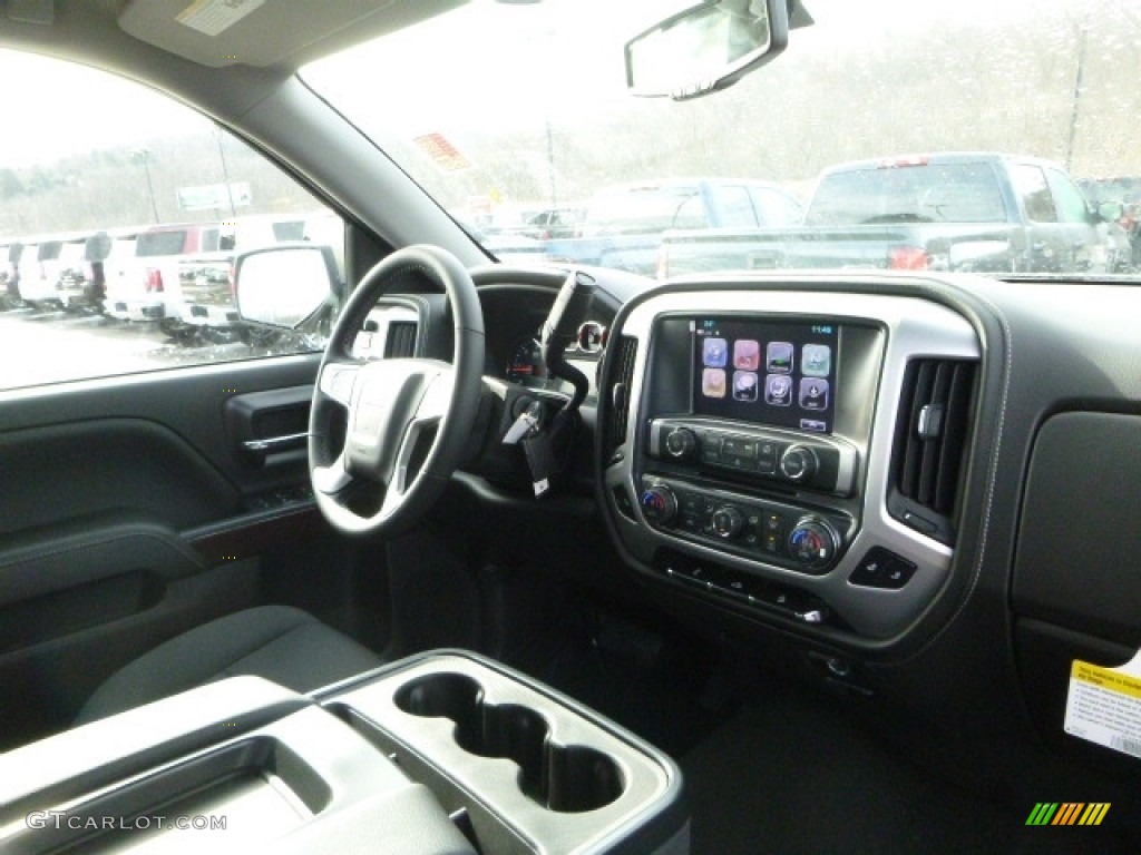 2017 Sierra 1500 SLE Crew Cab 4WD - Pepperdust Metallic / Jet Black photo #11