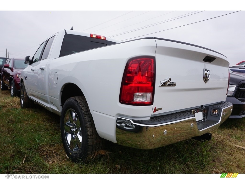 2017 1500 Big Horn Quad Cab - Bright White / Black/Diesel Gray photo #2