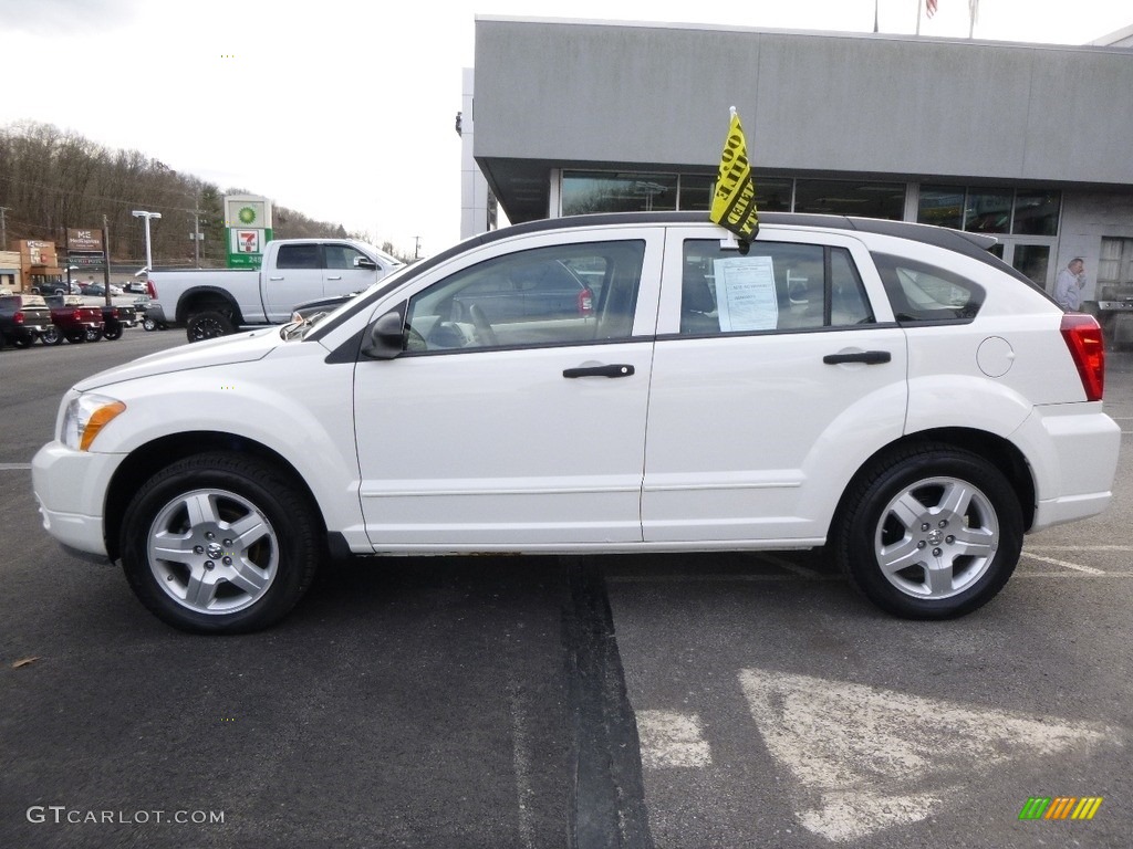 2008 Caliber SXT - Stone White / Pastel Pebble Beige photo #2