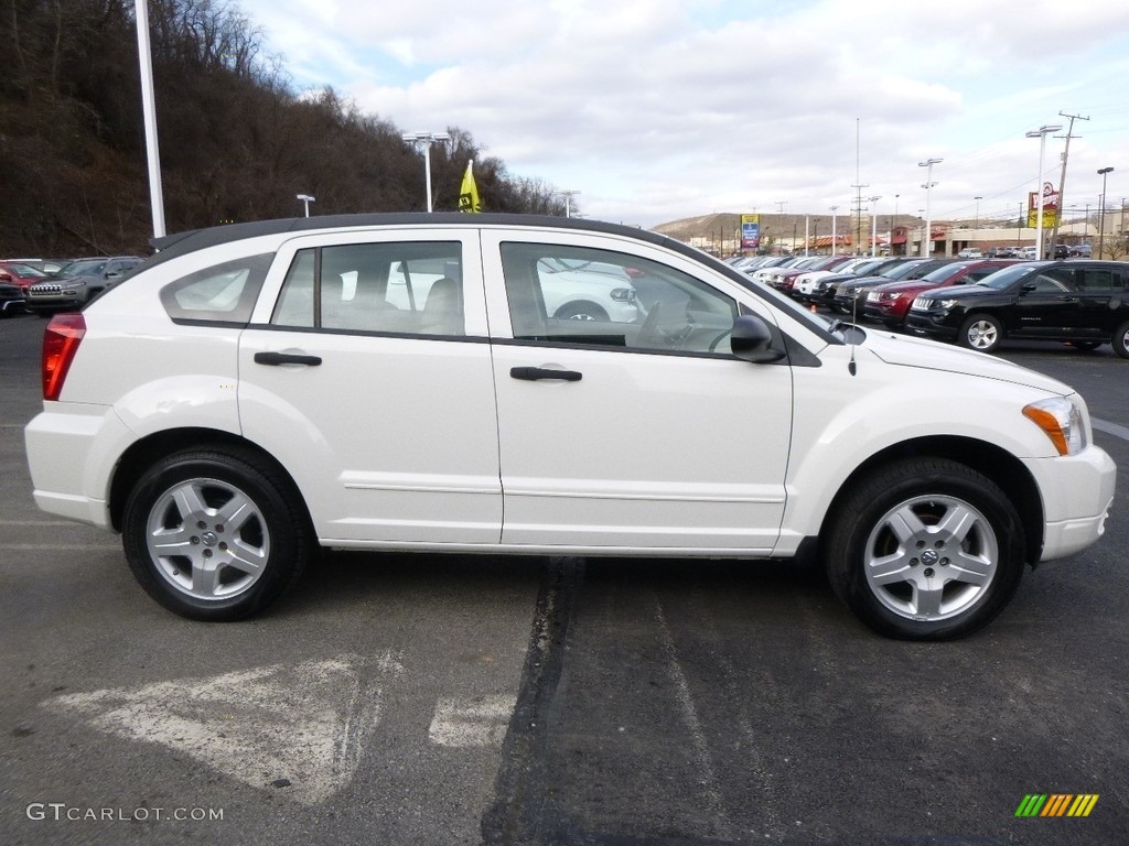 2008 Caliber SXT - Stone White / Pastel Pebble Beige photo #7