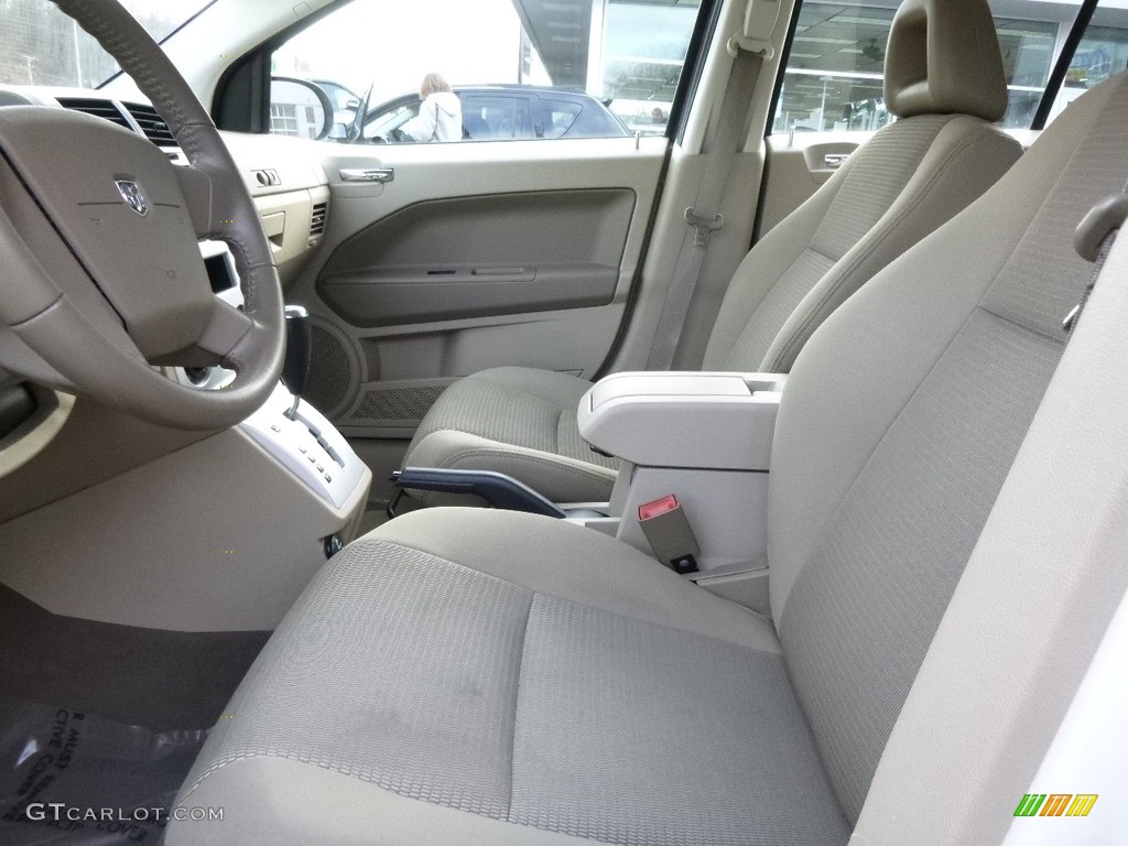 2008 Caliber SXT - Stone White / Pastel Pebble Beige photo #11