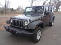 2017 Granite Crystal Metallic Jeep Wrangler Unlimited Sport 4x4  photo #2