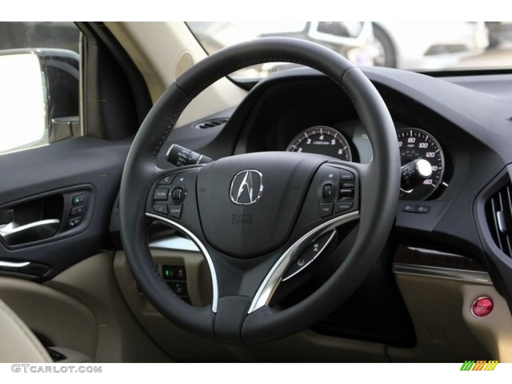 2017 MDX  - Crystal Black Pearl / Parchment photo #36