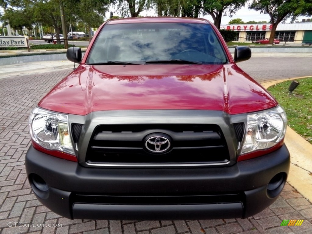 2008 Tacoma Access Cab - Impulse Red Pearl / Graphite Gray photo #15