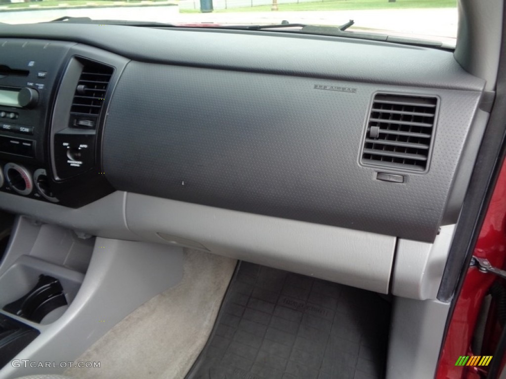 2008 Tacoma Access Cab - Impulse Red Pearl / Graphite Gray photo #20