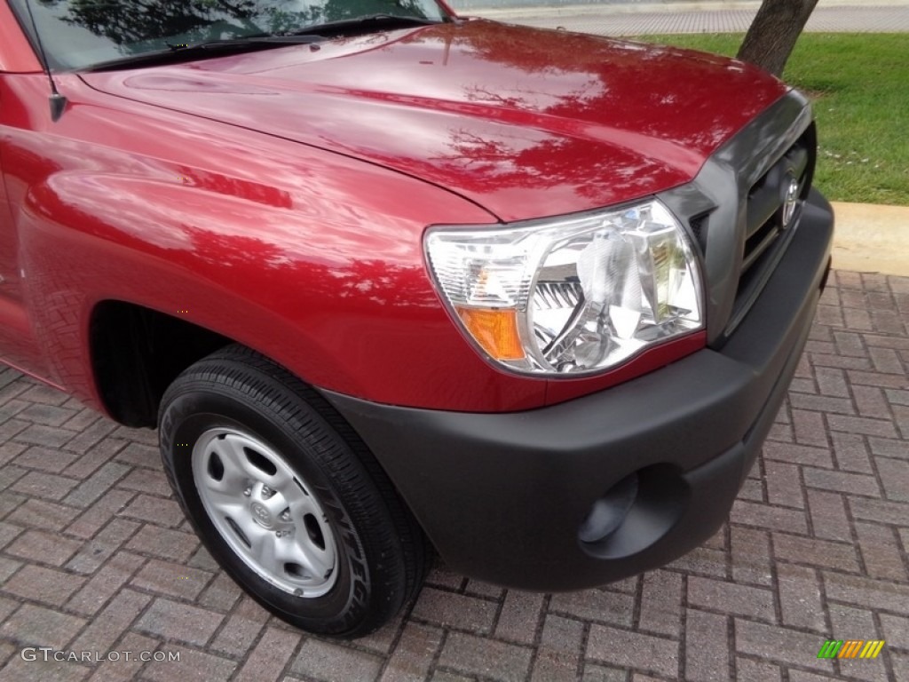 2008 Tacoma Access Cab - Impulse Red Pearl / Graphite Gray photo #21