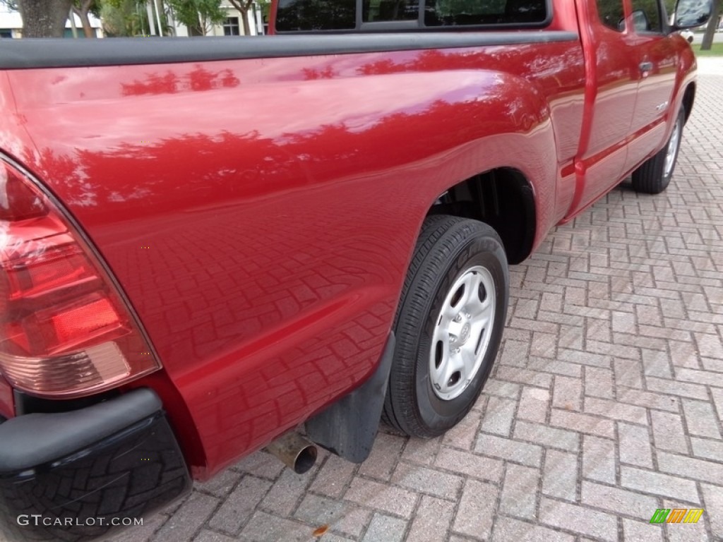 2008 Tacoma Access Cab - Impulse Red Pearl / Graphite Gray photo #22