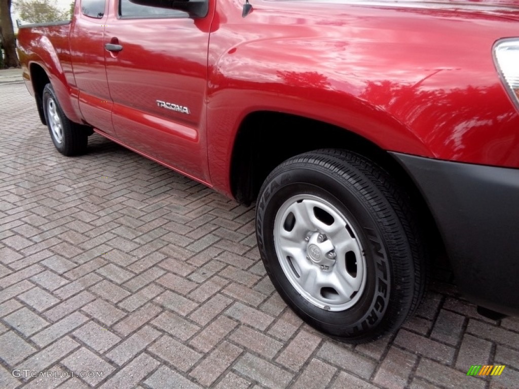2008 Tacoma Access Cab - Impulse Red Pearl / Graphite Gray photo #24