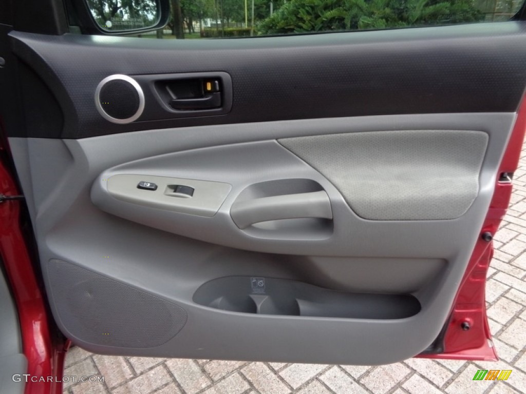 2008 Tacoma Access Cab - Impulse Red Pearl / Graphite Gray photo #37