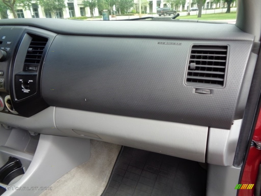 2008 Tacoma Access Cab - Impulse Red Pearl / Graphite Gray photo #39