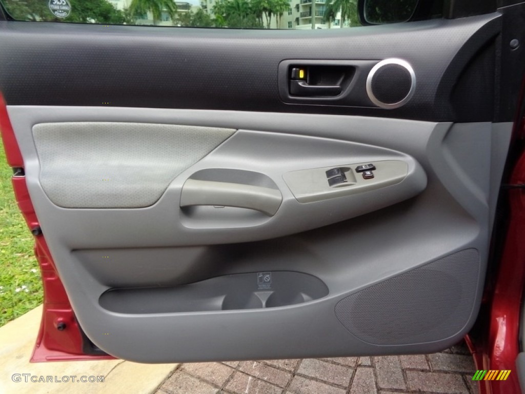 2008 Tacoma Access Cab - Impulse Red Pearl / Graphite Gray photo #43