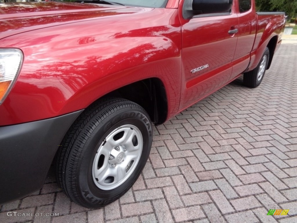 2008 Tacoma Access Cab - Impulse Red Pearl / Graphite Gray photo #44