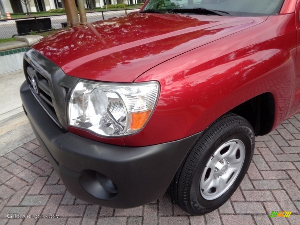 2008 Tacoma Access Cab - Impulse Red Pearl / Graphite Gray photo #50