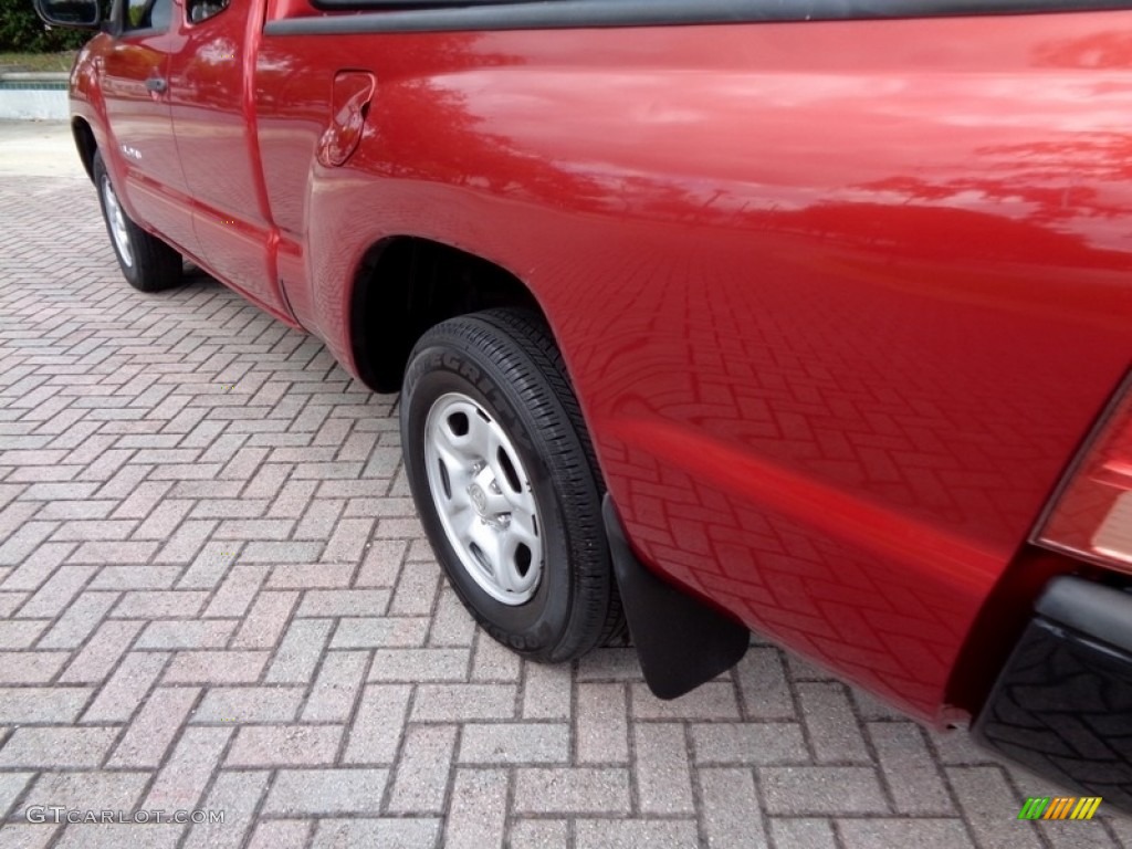 2008 Tacoma Access Cab - Impulse Red Pearl / Graphite Gray photo #51