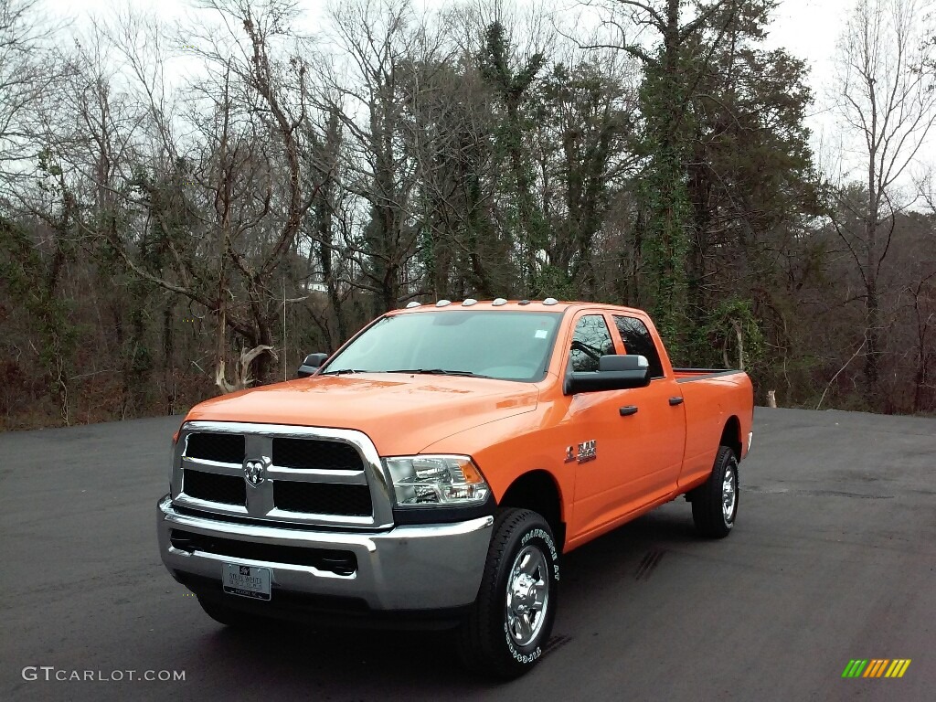 Omaha Orange 2017 Ram 2500 Tradesman Crew Cab 4x4 Exterior Photo #117653259
