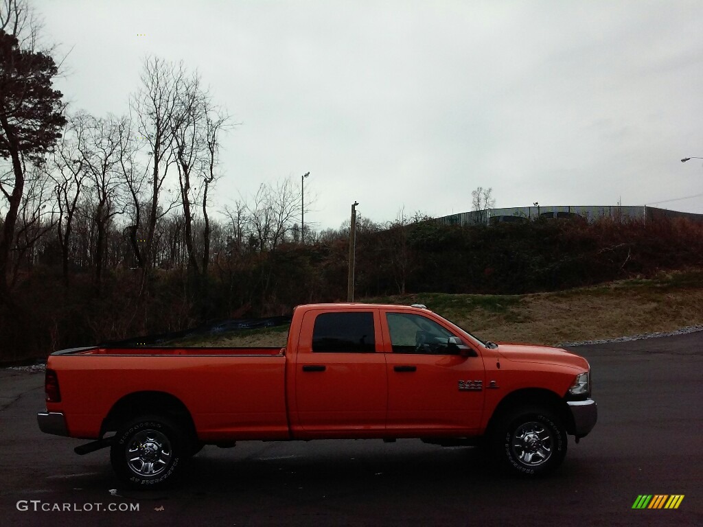 2017 2500 Tradesman Crew Cab 4x4 - Omaha Orange / Black/Diesel Gray photo #5