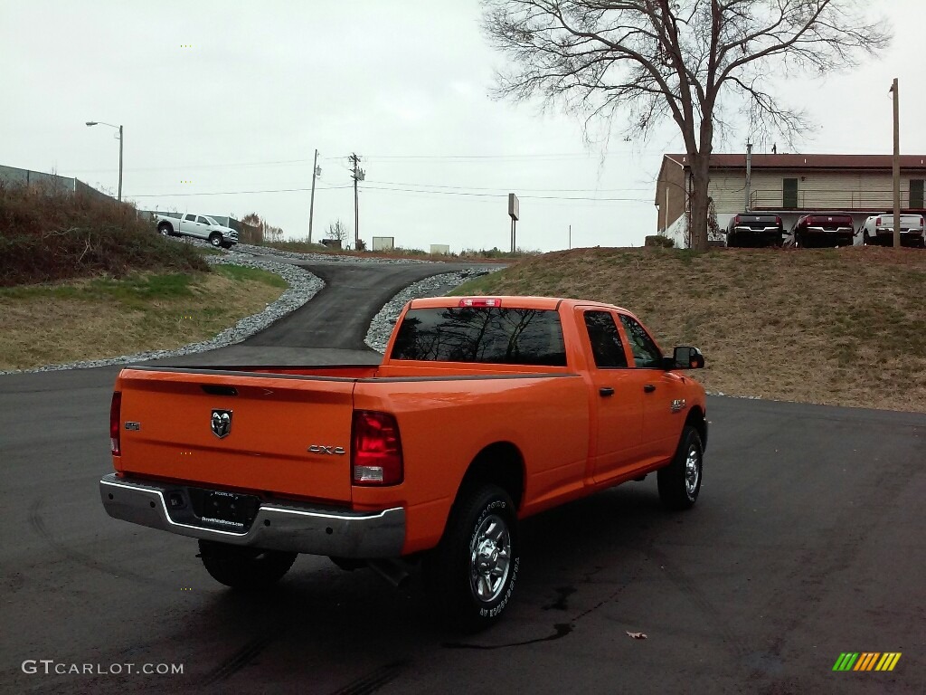 2017 2500 Tradesman Crew Cab 4x4 - Omaha Orange / Black/Diesel Gray photo #6