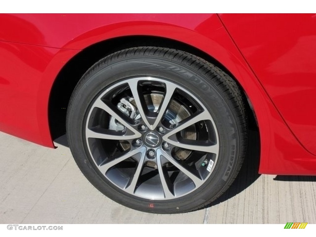 2017 TLX V6 Technology Sedan - San Marino Red / Parchment photo #12