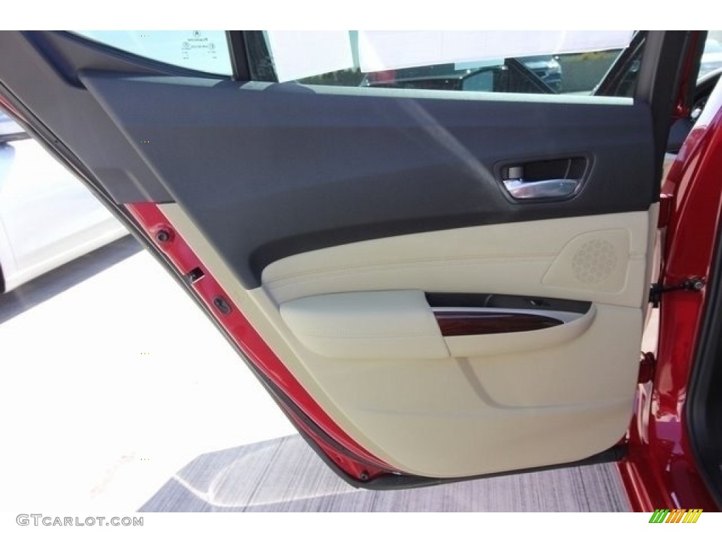 2017 TLX V6 Technology Sedan - San Marino Red / Parchment photo #21
