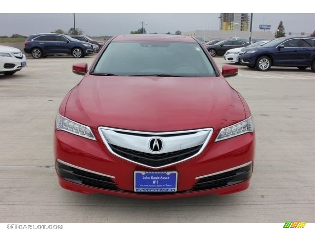 2017 TLX V6 Technology Sedan - San Marino Red / Ebony photo #2