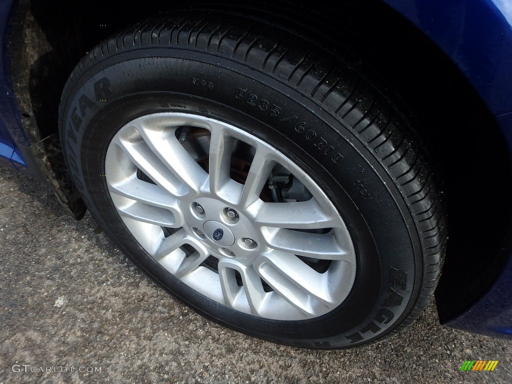 2013 Flex SEL AWD - Deep Impact Blue Metallic / Dune photo #9