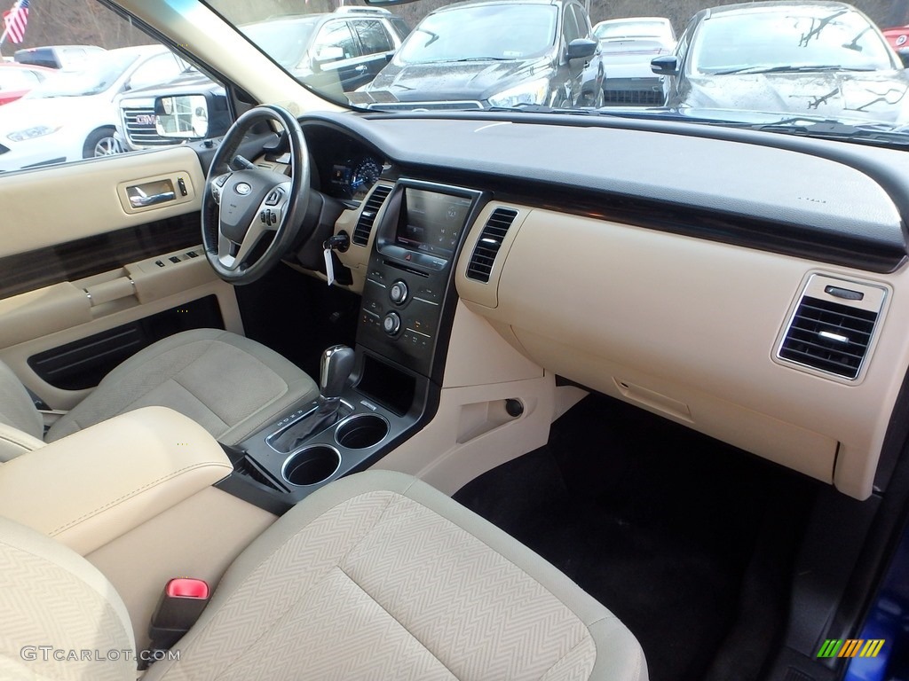 2013 Flex SEL AWD - Deep Impact Blue Metallic / Dune photo #11