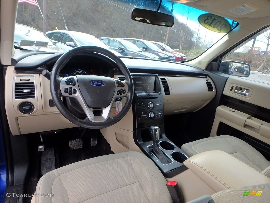 2013 Flex SEL AWD - Deep Impact Blue Metallic / Dune photo #19