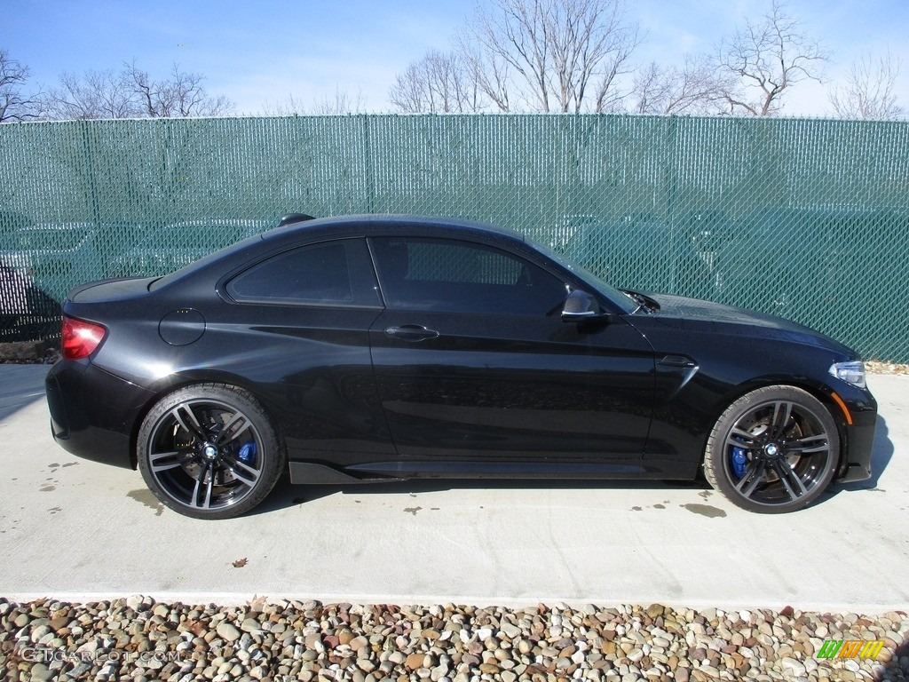 Black Sapphire Metallic 2017 BMW M2 Coupe Exterior Photo #117655413