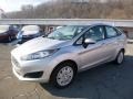 Ingot Silver Metallic - Fiesta S Sedan Photo No. 7