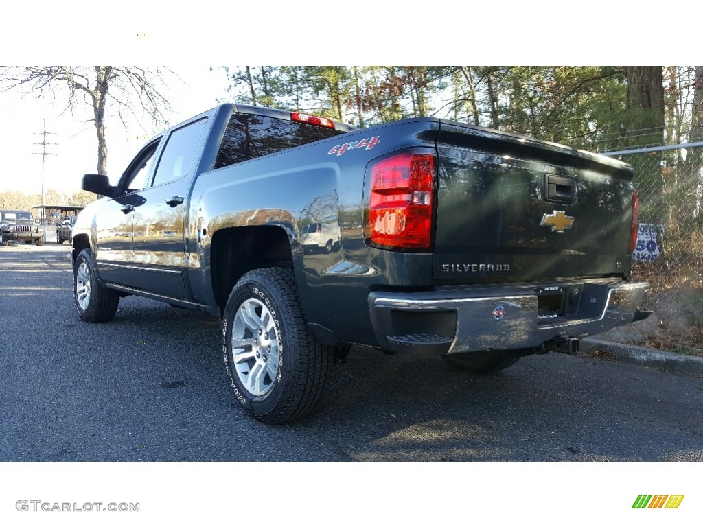 2017 Silverado 1500 LT Crew Cab 4x4 - Graphite Metallic / Jet Black photo #4