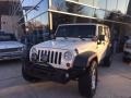 2010 Stone White Jeep Wrangler Unlimited Rubicon 4x4  photo #11