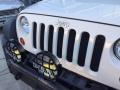 2010 Stone White Jeep Wrangler Unlimited Rubicon 4x4  photo #14