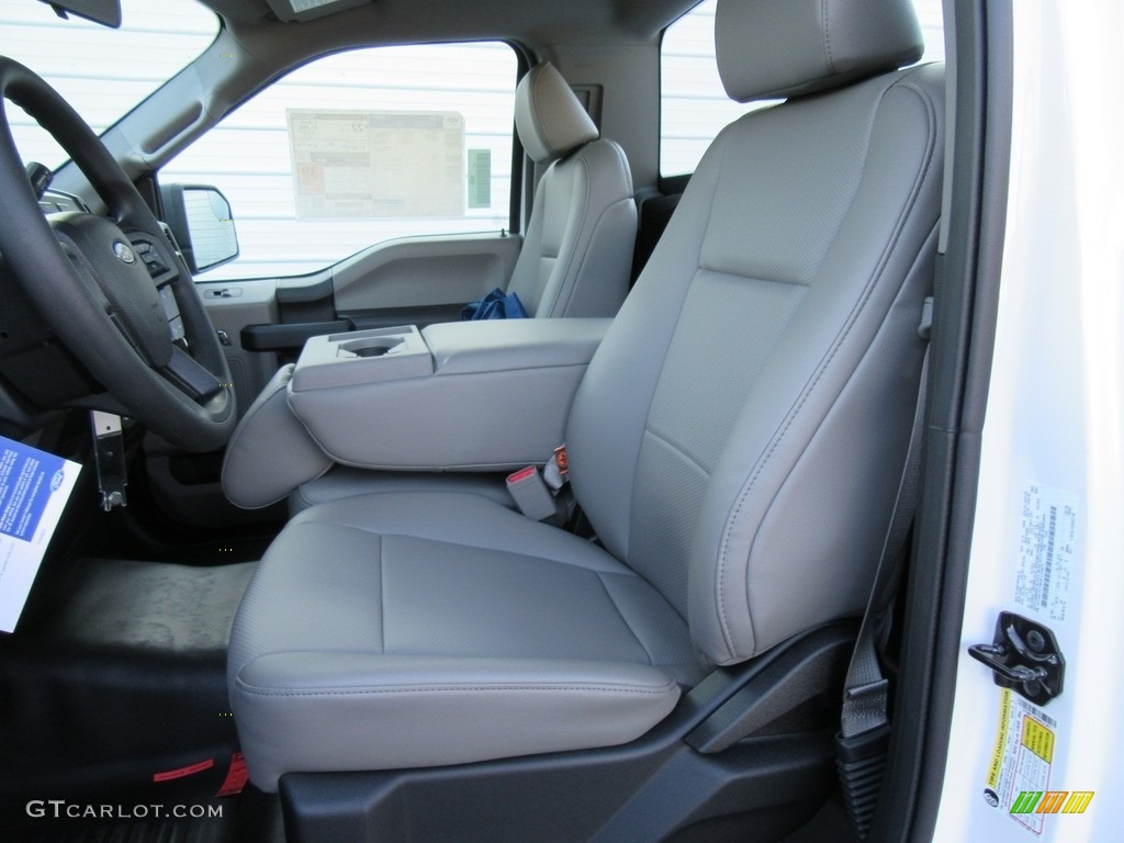 Earth Gray Interior 2017 Ford F150 XL Regular Cab Photo #117657102