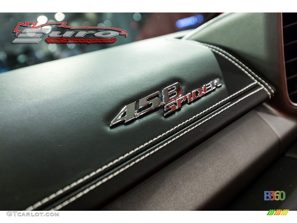 2014 458 Spider - Bianco Avus (White) / Rosso photo #34