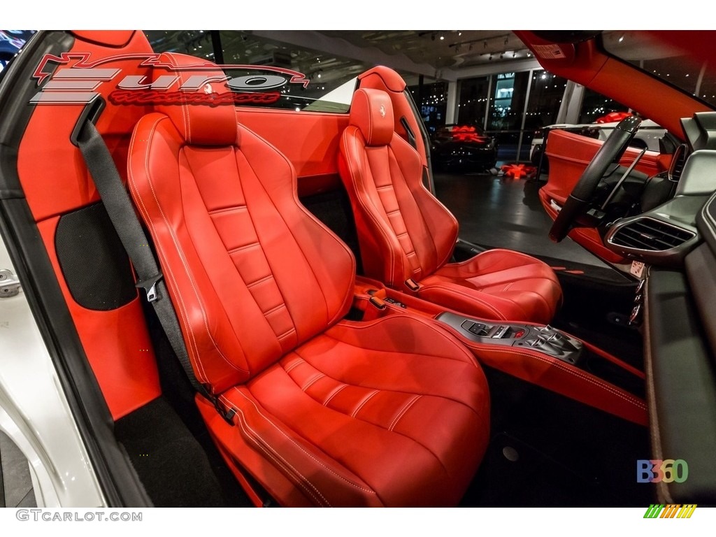 2014 458 Spider - Bianco Avus (White) / Rosso photo #42