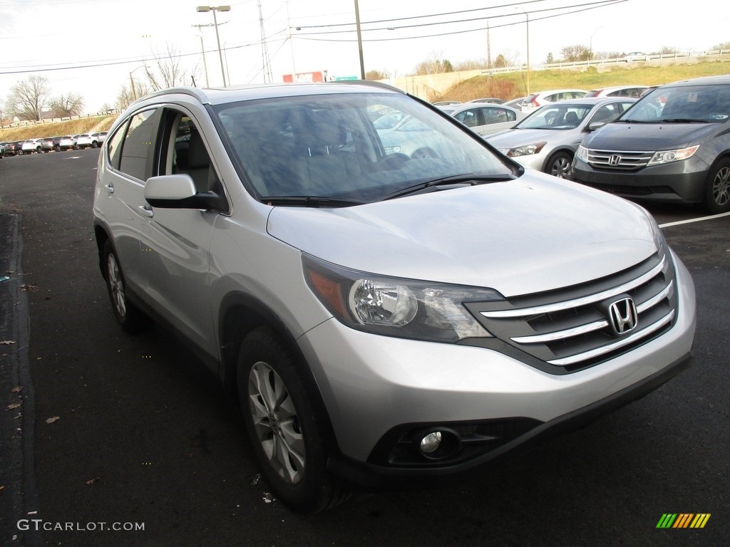 2014 CR-V EX-L AWD - Alabaster Silver Metallic / Gray photo #7