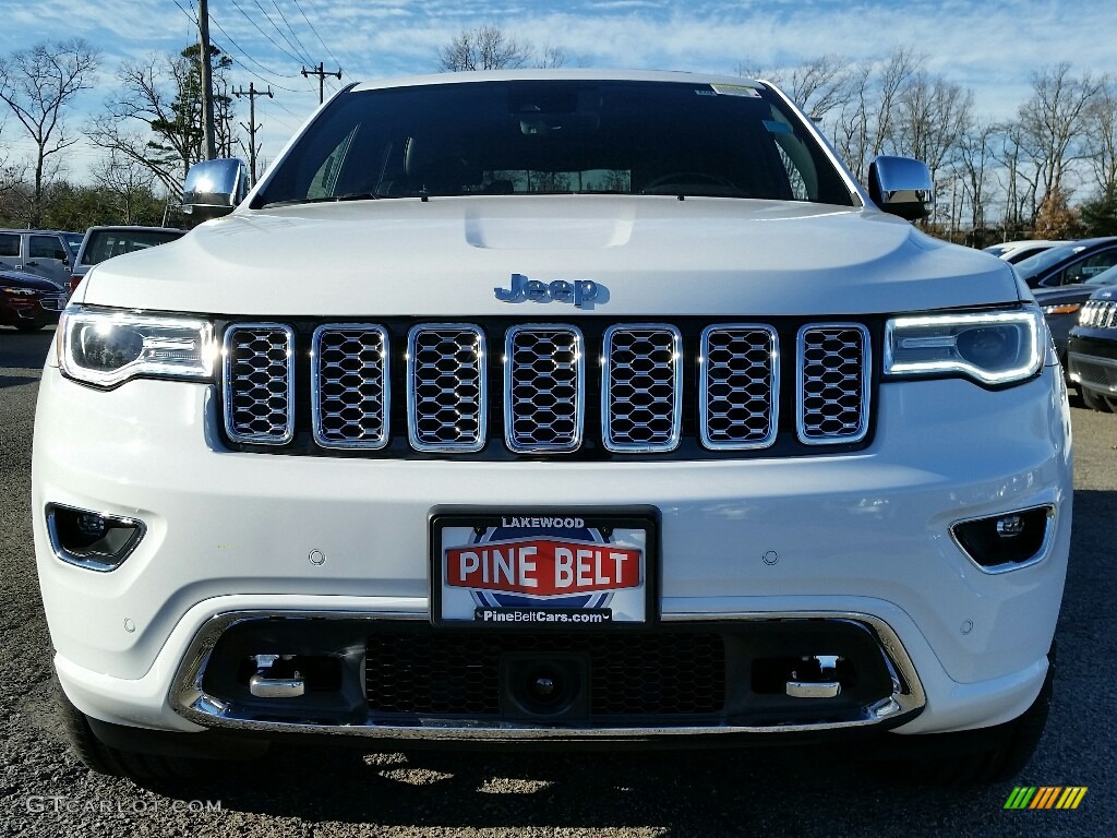 2017 Grand Cherokee Overland 4x4 - Bright White / Black photo #2