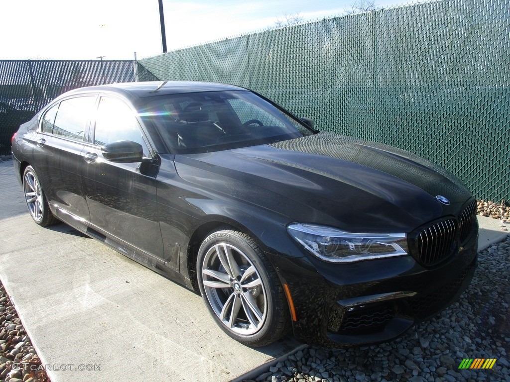 2017 7 Series 750i xDrive Sedan - Black Sapphire Metallic / Black photo #5