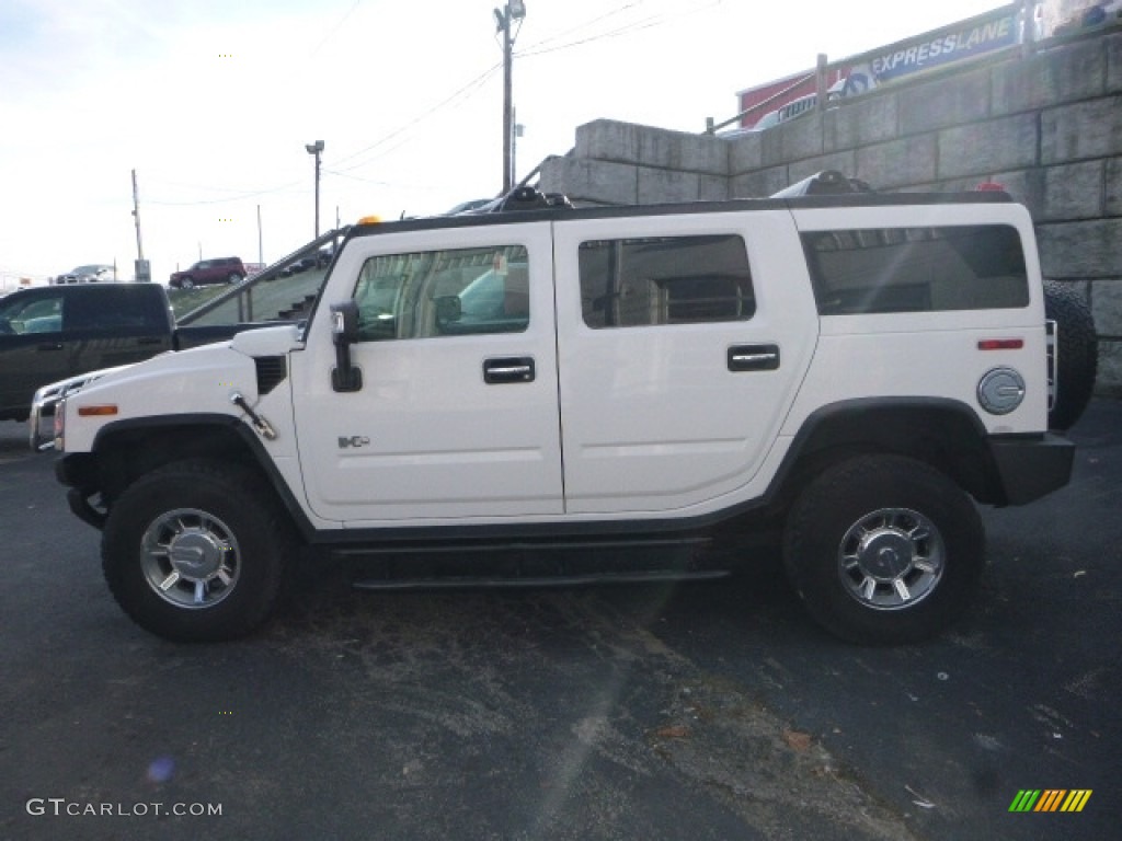 2006 H2 SUV - White / Ebony photo #2